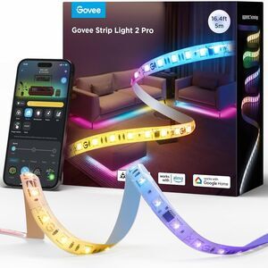 Govee RGBWWIC Strip Light 2 Pro with Matter, 16.4ft Smart LED Strip Lights